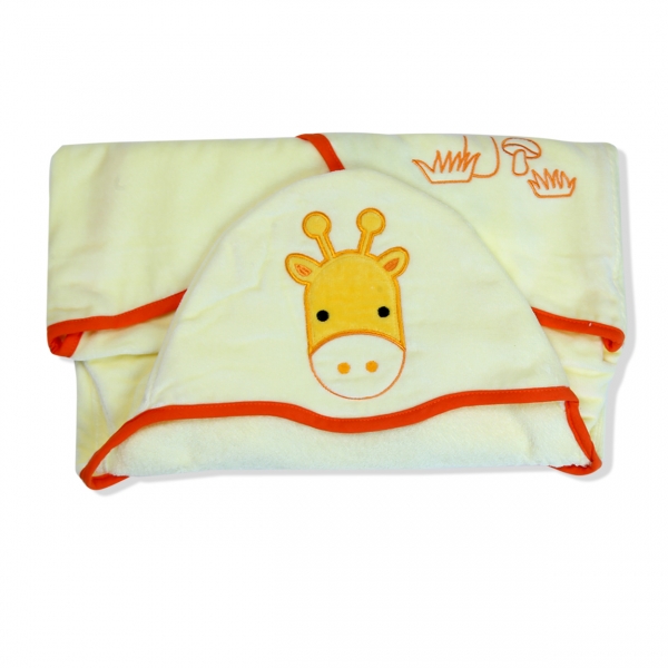 Khăn choàng tắm cao cấp cho bé Mollis N29 (hươu vàng)