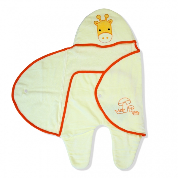 Khăn choàng tắm cao cấp cho bé Mollis N29 (hươu vàng)