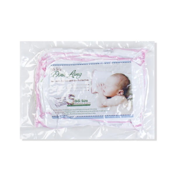 Gối sữa lá đinh lăng cao cấp cho bé sơ sinh (5 gối/ túi)