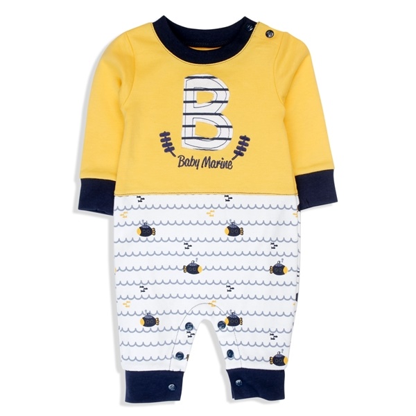 Body bé trai dài CF I117028 Vàng