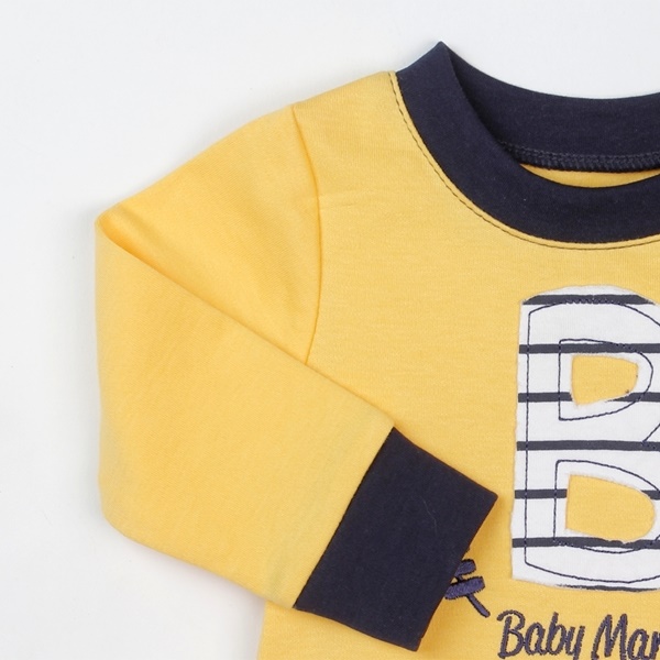 Body bé trai dài CF I117028 Vàng