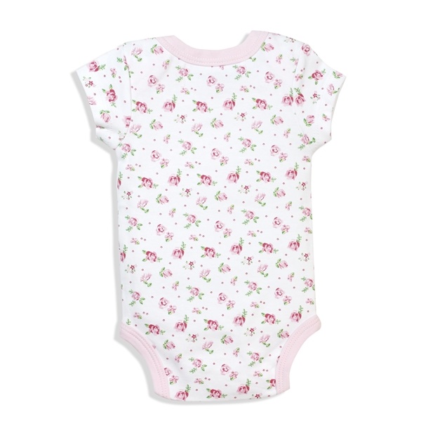 Set 3 body bé gái ngắn CF I117008 Trắng