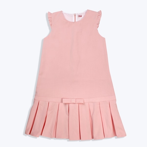 Đầm vải bé gái CF G127081 Hồng cam