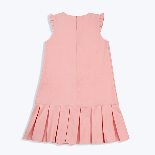 Đầm vải bé gái CF G127081 Hồng cam