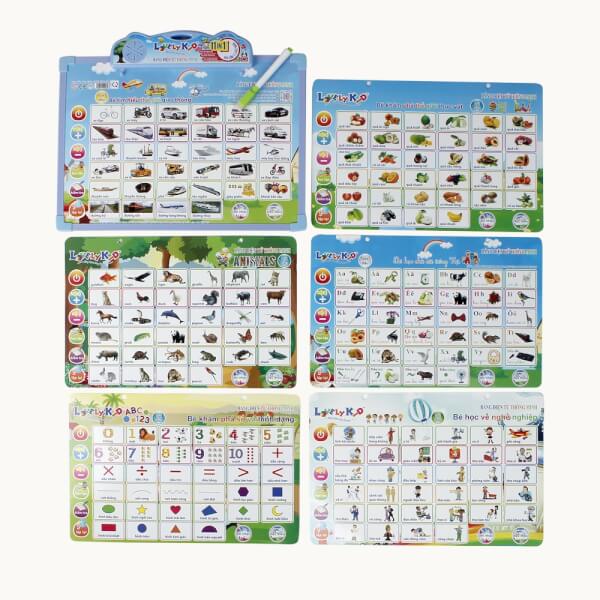Bảng điện tử học tập thông minh 11 trong 1 lovelykid