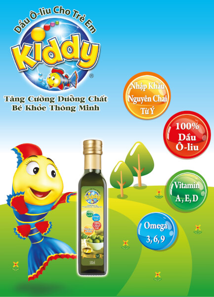 Dầu Kiddy Olivoila 250ml
