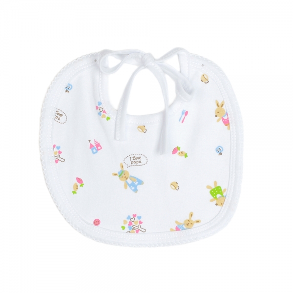 Yếm sơ sinh in hình thỏ PaPa