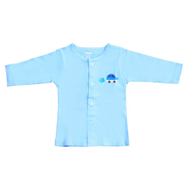 Áo sơ sinh cài giữa tay dài Papa