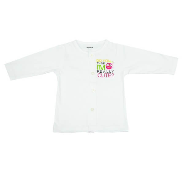 Áo sơ sinh cài giữa tay dài Papa