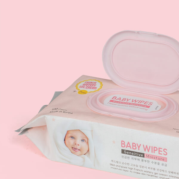 Combo 3 Khăn ướt ConCung Gentle Care Hàn Quốc cho da nhạy cảm, 100 tờ (màu hồng)