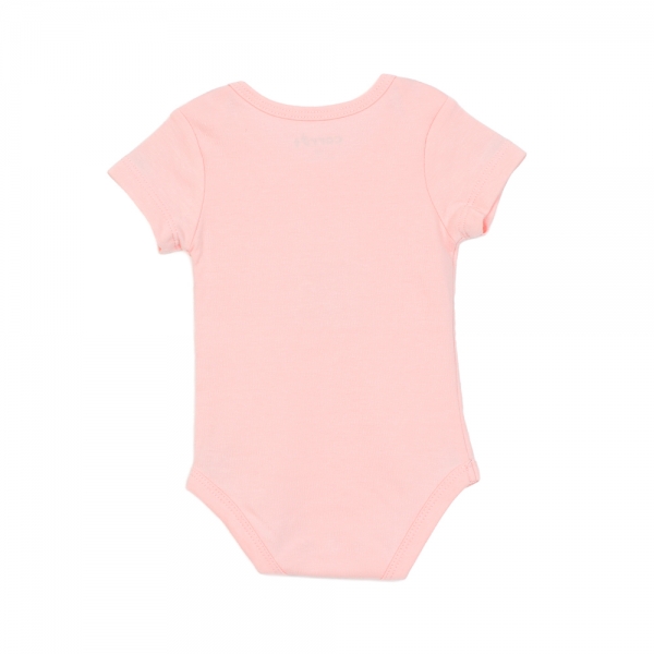 Body tam giác tay ngắn bé gái thêu thỏ_Carrot