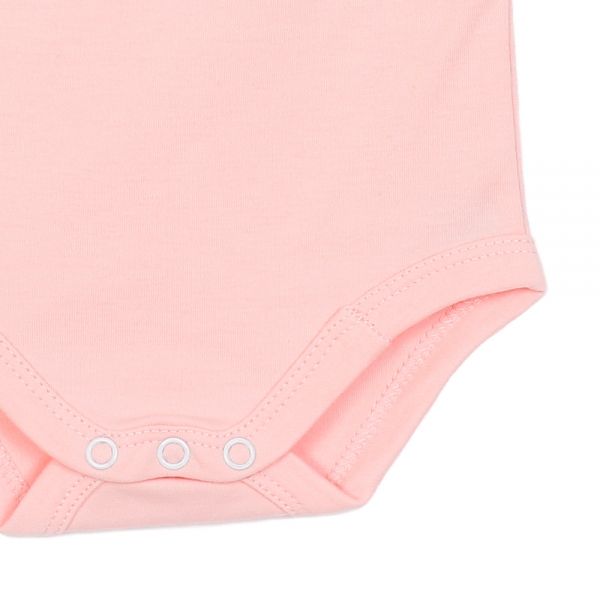 Body tam giác tay ngắn bé gái thêu thỏ_Carrot