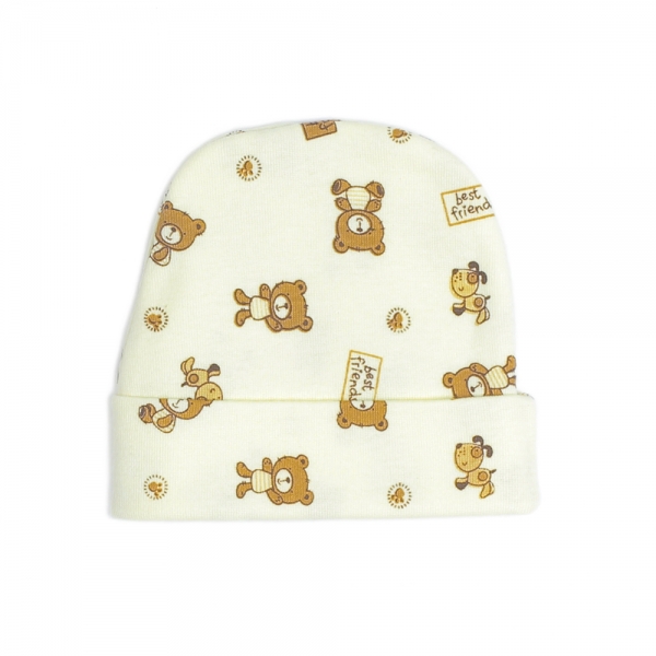 Nón sơ sinh in gấu