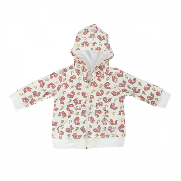 Áo khoác thun bé gái in mèo