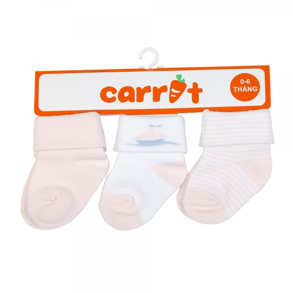 Bộ 3 đôi vớ bé gái Carrot I1105013