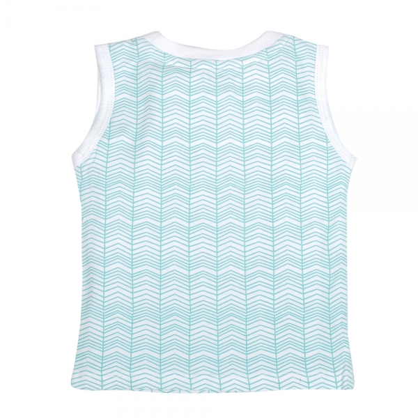 Áo thun bé trai sát nách Carrot B125008