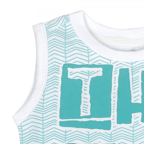 Áo thun bé trai sát nách Carrot B125008