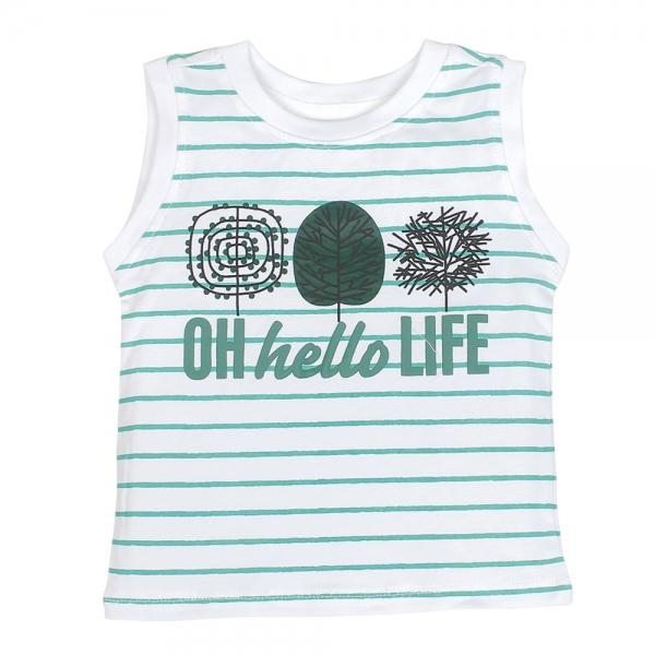 Áo thun bé trai sát nách Carrot B125011