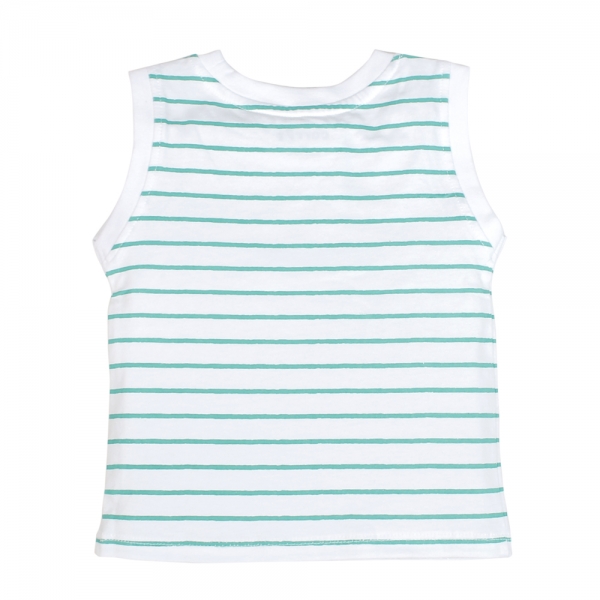 Áo thun bé trai sát nách Carrot B125011