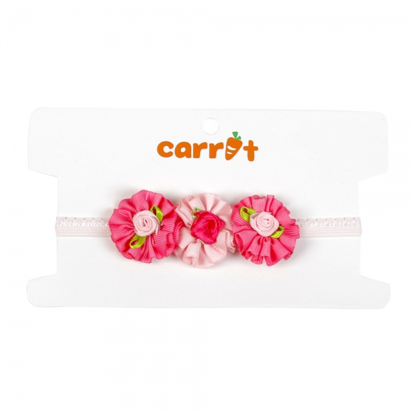 Băng thun ren Carrot A125020, Hồng Sen