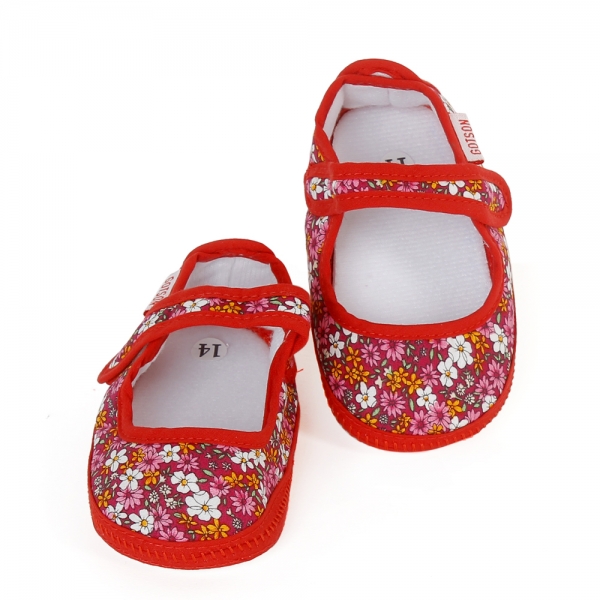 Giày tập đi bé gái S125025, Đỏ
