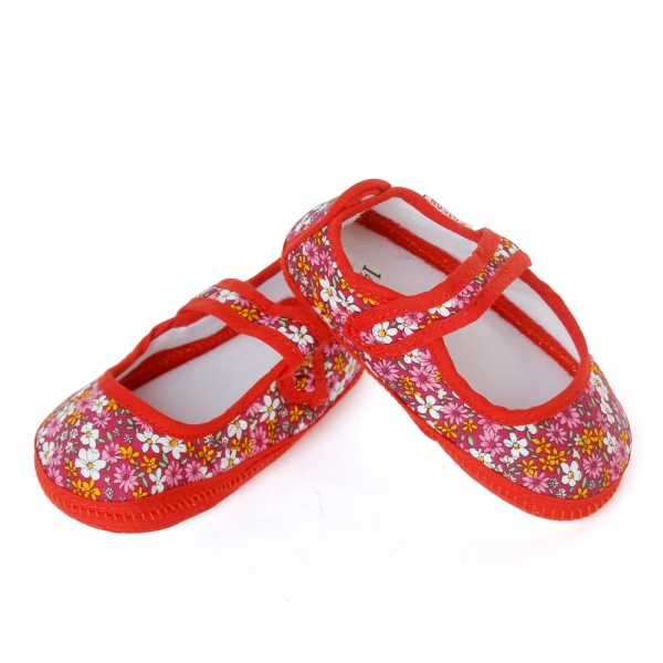 Giày tập đi bé gái S125025, Đỏ