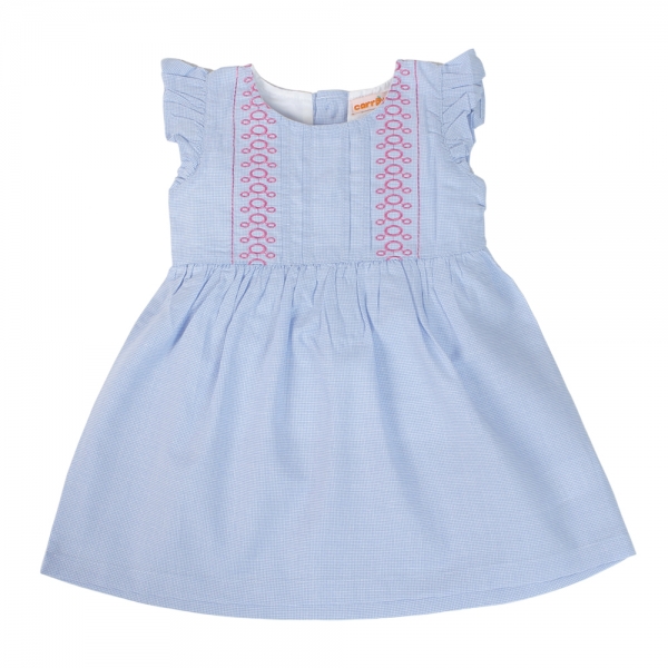 Đầm vải bé gái sát nách Carrot G125018