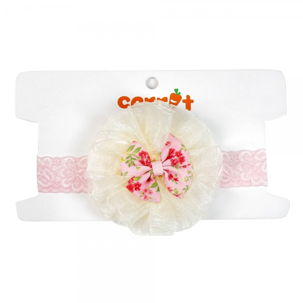 Băng đô ren Carrot A016028, Hồng