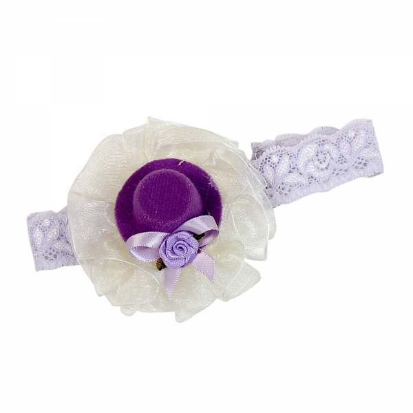 Băng đô ren Carrot A016026, Tím