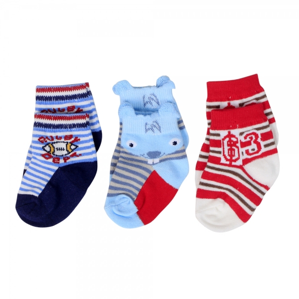 Bộ 3 đôi vớ bé trai Laluna I046012