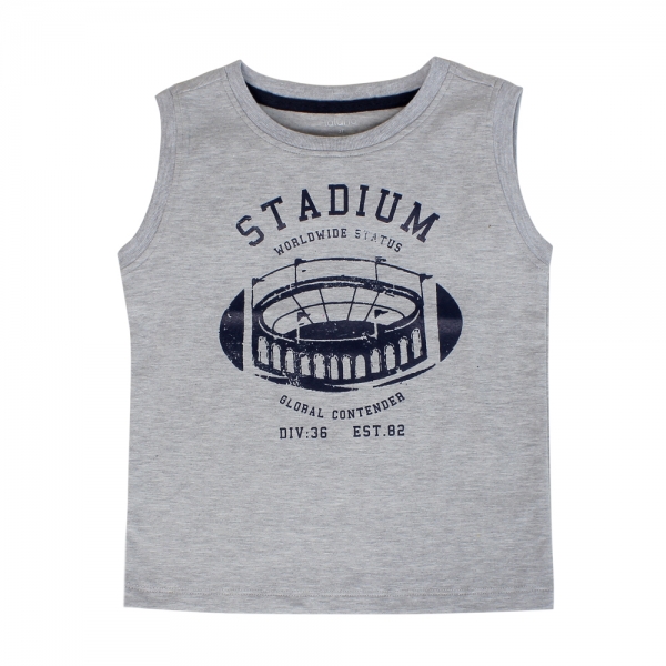 Áo thun bé trai sát nách Laluna B056021