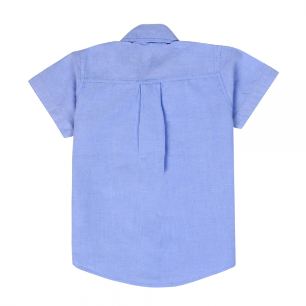 Áo vải bé trai tay ngắn Laluna B056027