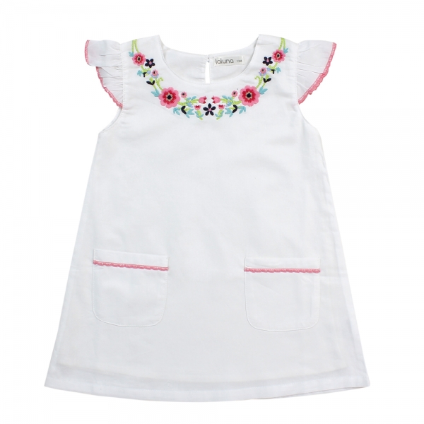 Đầm vải bé gái Laluna G066005