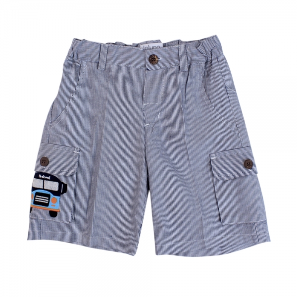 Quần jeans bé trai ngắn Laluna B106002