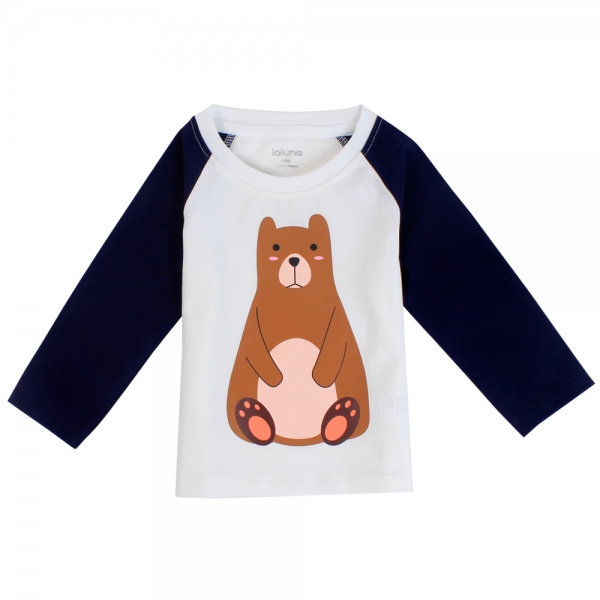 Áo thun bé trai tay dài Laluna B106023