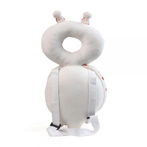 Gối đỡ bảo vệ đầu, lưng cho bé đom đóm chấm bi đỏ