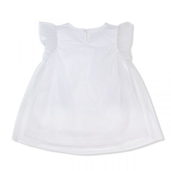 Đầm vải bé gái Concung G067006 Trắng