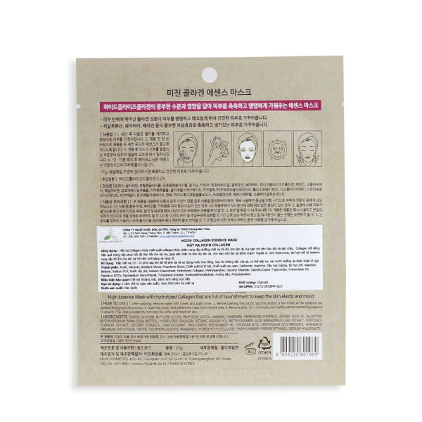 Mặt nạ tinh chất Collagen từ Hàn Quốc 25g