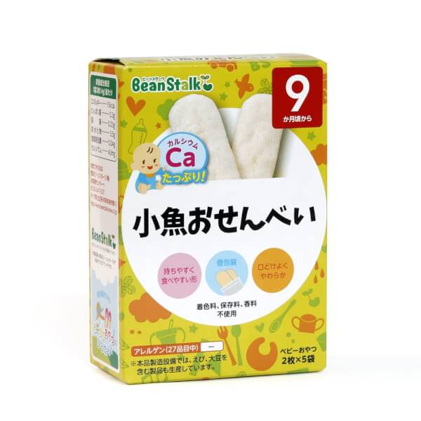 Combo 2 Bánh gạo cá nhỏ Beanstalk Nhật, 20g