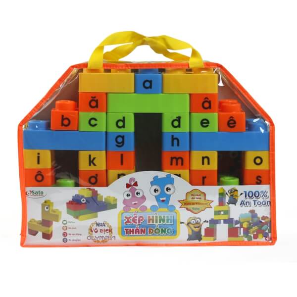 Lắp ráp Nhà Vô Địch Olympia 81pcs SATO82 SATO