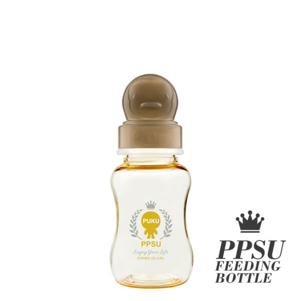 Bình sữa PUKU nhựa PPSU cổ thường 150ml (P10819)