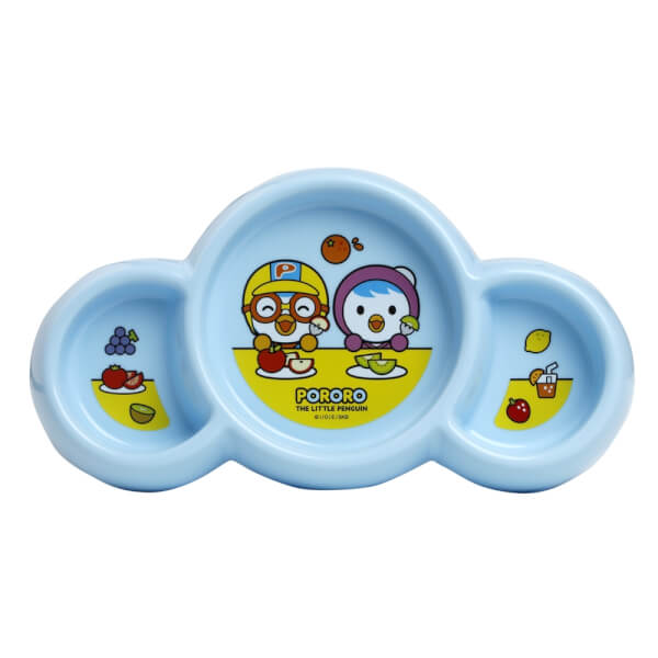 Khay tập ăn cho bé Edison Pororo (màu xanh)