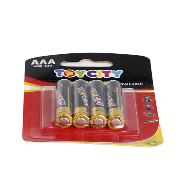 Pin AAA TOYCITY Super Alkaline - Vỉ 4 viên