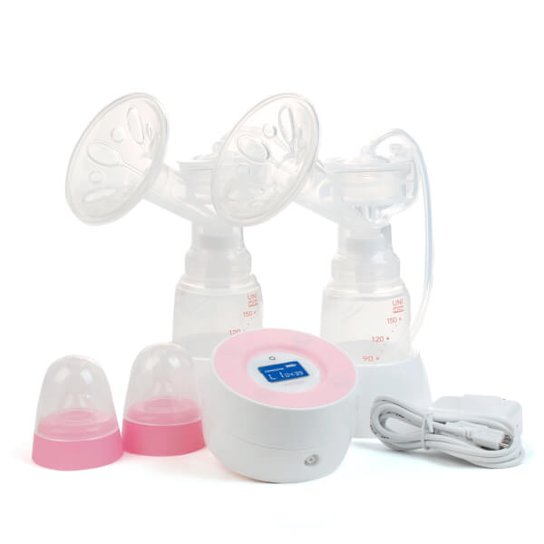 Máy hút sữa điện đôi Unimom Minuet LCD có pin sạc UM872019