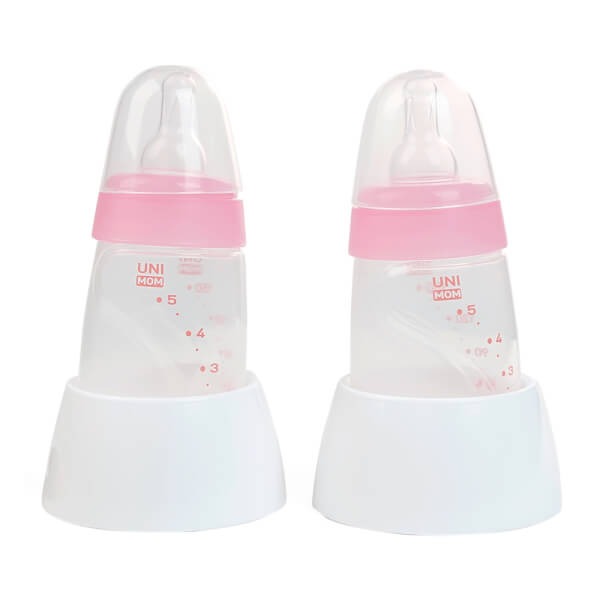 Máy hút sữa điện đôi Unimom Minuet LCD có pin sạc UM872019