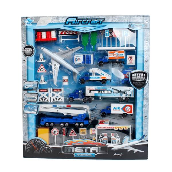 Vỉ xe Diecast lớn chủ đề sân bay - JP2206