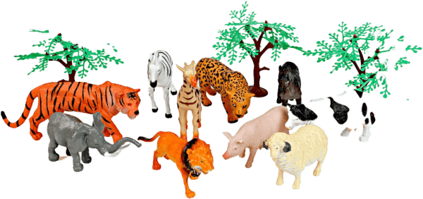 Hộp thế giới động vật nuôi CY124689 (12pcs)