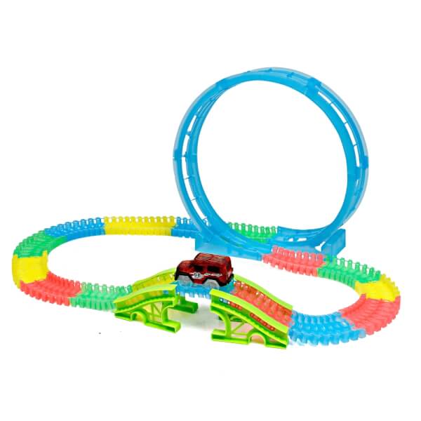 Bộ xe đường ray nhiều màu CY088102 (139pcs)