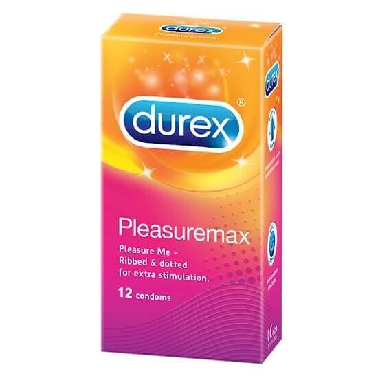 Bao Cao Su Durex Pleasuremax hộp 12 gói (Giao mẫu ngẫu nhiên)
