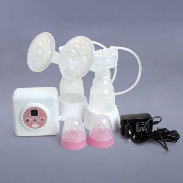 Máy hút sữa điện đôi có pin sạc Premium Allegro Unimom UM872002